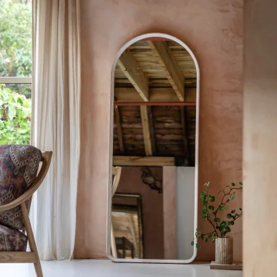 Arighi Bianchi Delhi Leaner Mirror, Limed Oak