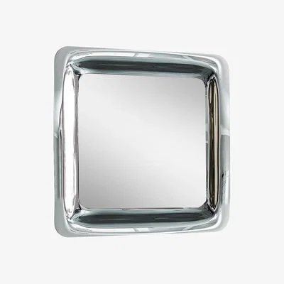 Barker and Stonehouse Cattelan Italia Glenn 120x120cm Mirror, Square, Silver | Barker & Stonehouse