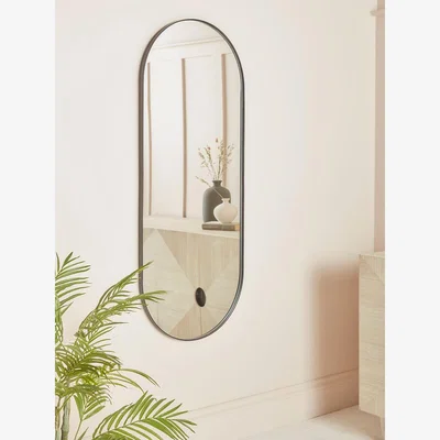 Cox and Cox Lozenge Shaped Full Length Mirror - Black