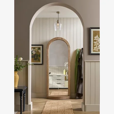 Cox and Cox Arched Full Length Shelf Mirror