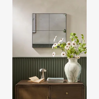 Cox and Cox Panelled Antique Glass Mirror - Small