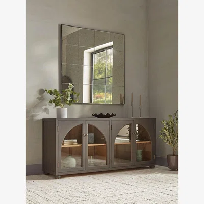 Cox and Cox Panelled Antique Glass Mirror