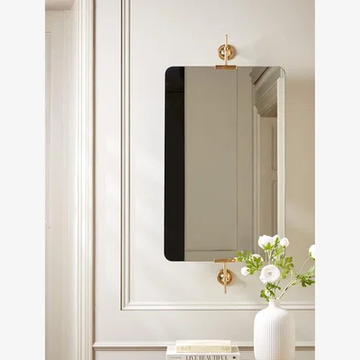 Cox and Cox Brass Portrait Mirror - Large