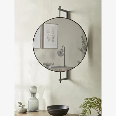 Cox and Cox Round Industrial Mirror