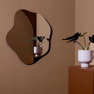Cult Furniture £20  Off  Ashton Pond Wall Mirror, Frameless