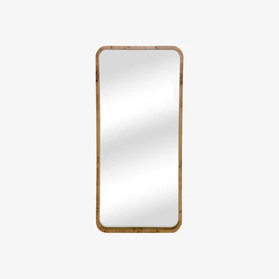 Cult Furniture £30  Off  Kolson Full Length Mirror, Burl Wood