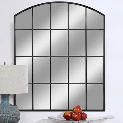 Cult Furniture Arlon Arch Wall Mirror, Black