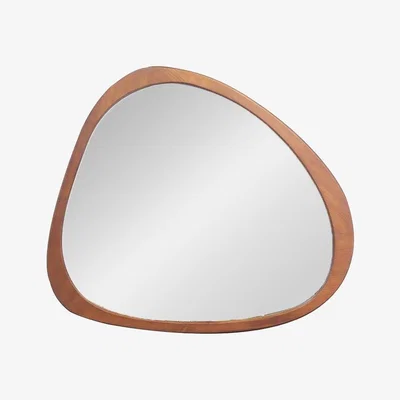 Cult Furniture Sable Wall Mirror, Walnut
