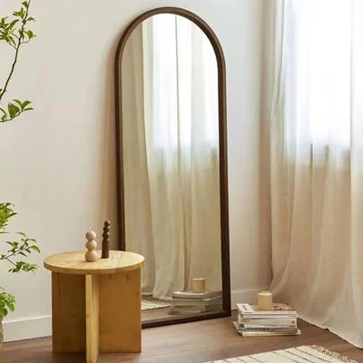 Cult Furniture £20  Off  Oxleigh Full Length Mirror, Walnut