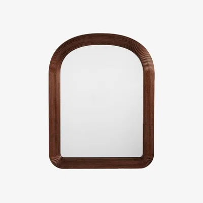 Cult Furniture Ciara Wall Mirror, Walnut