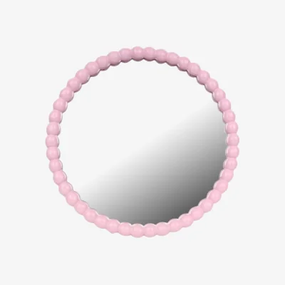 Casa by JJ Pink Ball Wall Mirror Playful Framing, Serious Impact