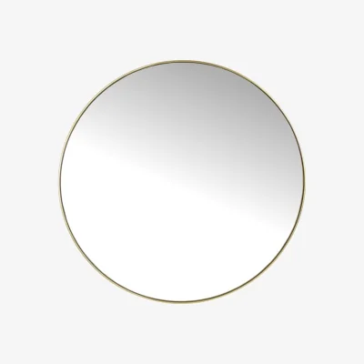 Casa by JJ Round Gold Living Room Mirror