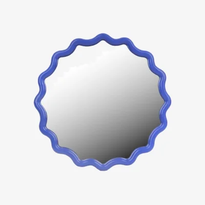 Casa by JJ Daisy Scallop Mirror - Cobalt