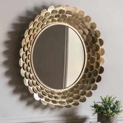 Dunelm Jolee Round Petal Wall Mirror