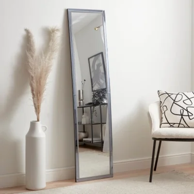 Dunelm Diamante Smoked Full Length Mirror Smoke
