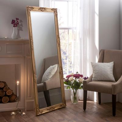 Dunelm Return - Yearn Florence Full Length Leaner Mirror, Gold