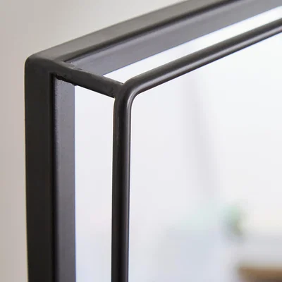Dunelm London Free Standing Dressing Table Mirror Black