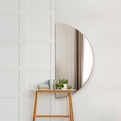 Dunelm Lunae Frameless Half Circle Wall Mirror