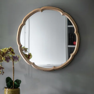 Dunelm Cedar & Sage Verona Round Wall Mirror