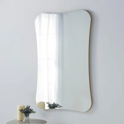 Dunelm Yearn Barnsbury Pebble Wall Mirror Gold