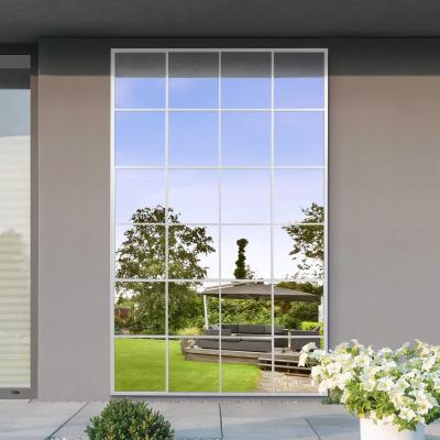 Dunelm Fenestra Modern Rectangle Window Indoor Outdoor Full Length Wall Mirror