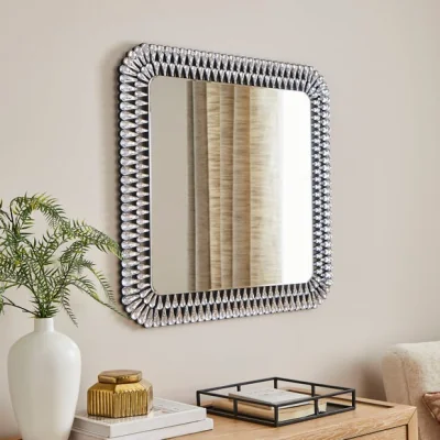 Dunelm Glam Edge Squoval Wall Mirror