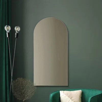 Dunelm Arcus Arched Frameless Wall Mirror
