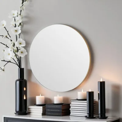Dunelm Return - Yearn Simple Round Wall Mirror