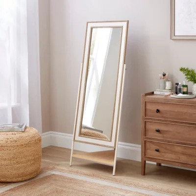 Dunelm Olney Wooden Full Length Freestanding Mirror