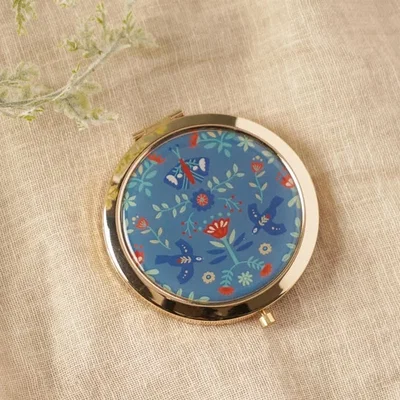 Dunelm Sophia Lane Floral Compact Mirror