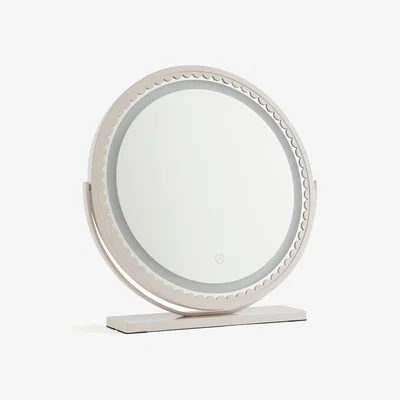 Dunelm Remi Touch Dimmable Light Up Dressing Table Mirror White
