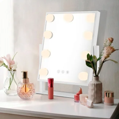 Dunelm Camen Hollywood 9 Bulb Mirror