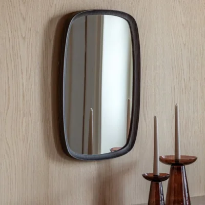 Dunelm Cedar and Sage Ridgeway Capsule Wall Mirror