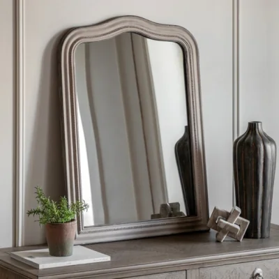 Dunelm Cedar and Sage Harbour Arch Wall Mirror