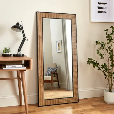 Dunelm Bryant Leaner Mirror Brown