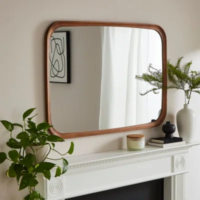 Dunelm Tranter Wooden Rectangle Wall Mirror