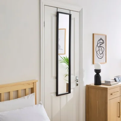 Dunelm Over Door Rectangle Full Length Wall Mirror