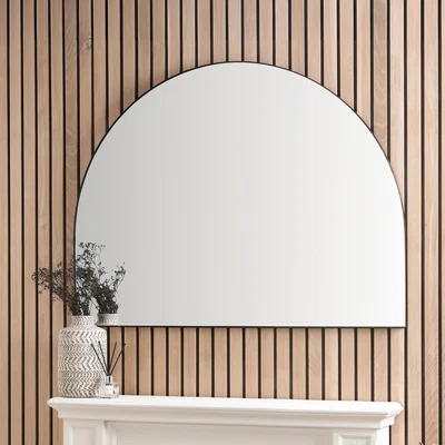 Dunelm Wide Arched Overmantel Wall Mirror