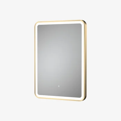 Dunelm LED Framed Mirror Brass