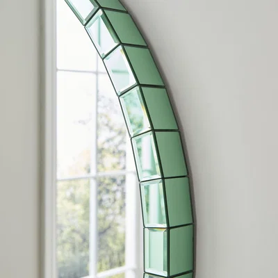 Dunelm Katie Round Mirrored Edge Wall Mirror