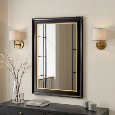 Dunelm Yearn Georgian Framed Bevelled Rectangle Wall Mirror