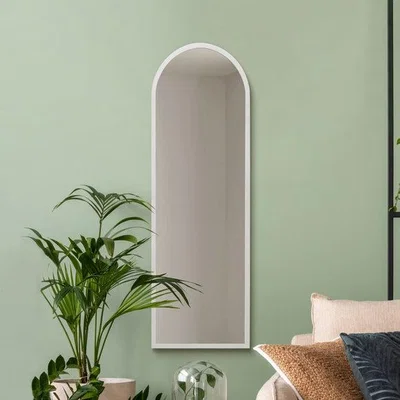 Dunelm Arcus Arched Slim Indoor Outdoor Full Length Wall Mirror