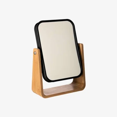 Dunelm Natureo Bamboo Mirror Black