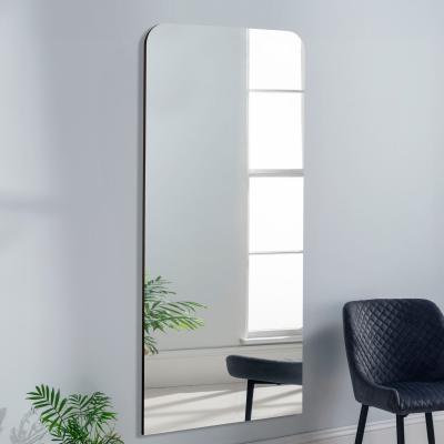 Dunelm Yearn Seamless Radius Full Length Leaner Wall Mirror Black