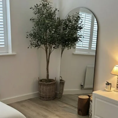 Dunelm Arcus Frameless Arched Full Length Wall Mirror