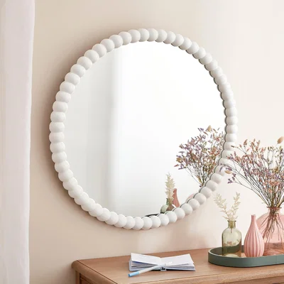 Dunelm Bobbin Round Wall Mirror