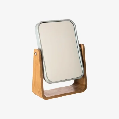 Dunelm Natureo Bamboo Mirror White