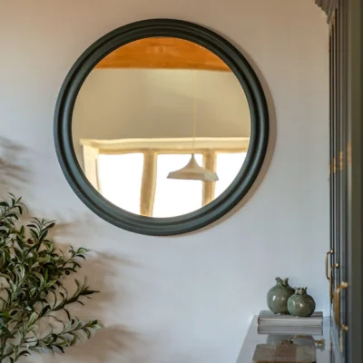 Dunelm Cedar and Sage Meadow Round Wall Mirror
