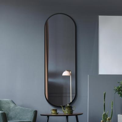 Dunelm Sultus Oval Full Length Wall Mirror Black