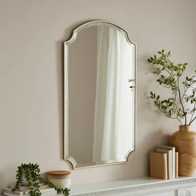 Dunelm Safi Arched Bevelled Edge Wall Mirror